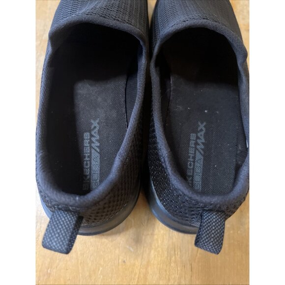 Skechers Shoes Womens 9 /39 Black SlipOn Go Walk Joy Comfort Goga Max Walking - Picture 5 of 10